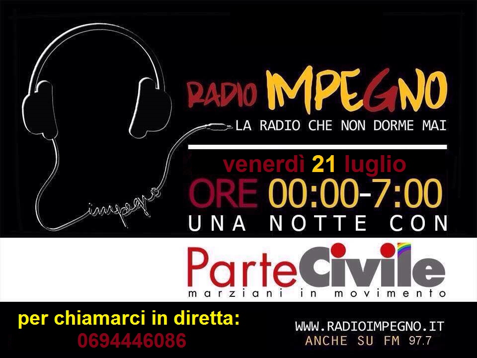 ParteCivile questa notte a RadioImpegno @ Radio Impegno | Corviale | Lazio | Italia